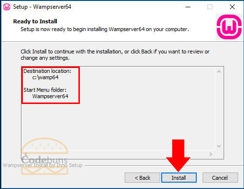 wampserver begin installation