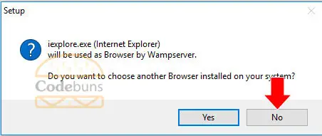 wampserver browser select