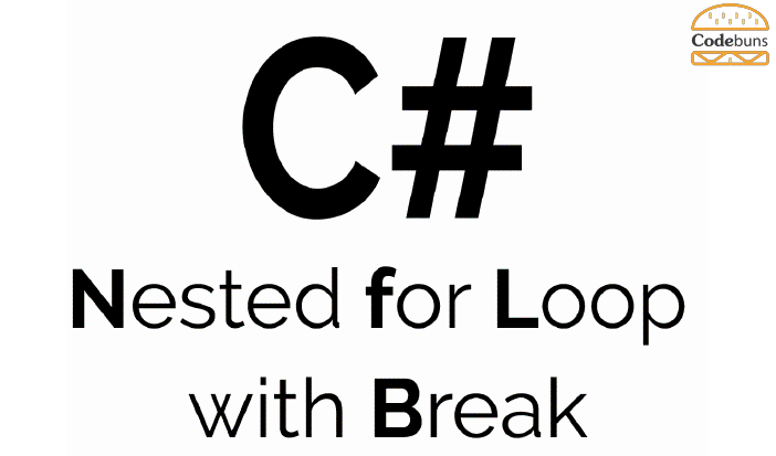 Debugging of Nested for Loops in C# with Break Keyword