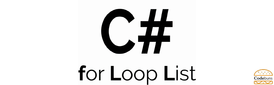 Debugging of List With for Loop in C#