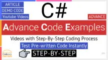 C# Advance Code Examples