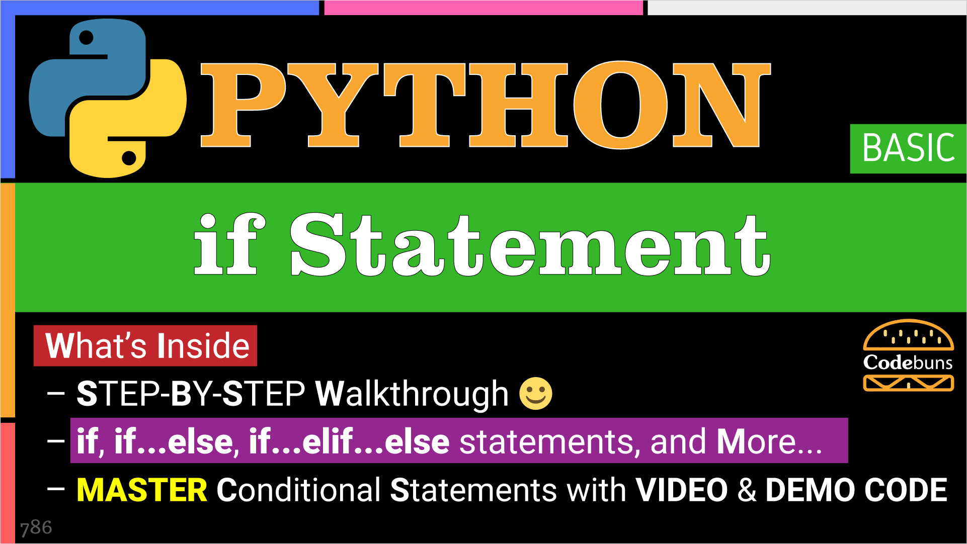 Python if Statement (With Step-By-Step Video Tutorial)