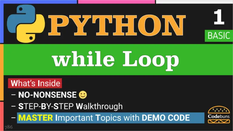 python while loop syntax - Codebuns