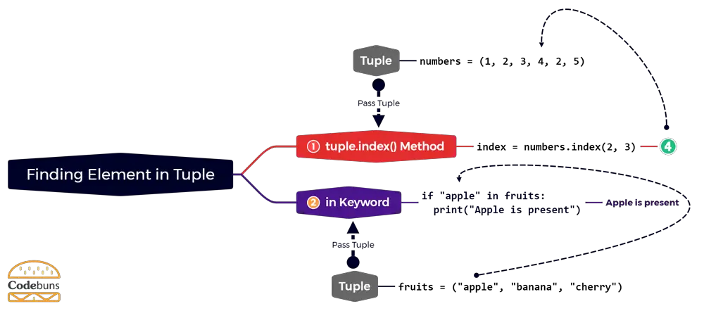 Finding an Element in a Python Tuple