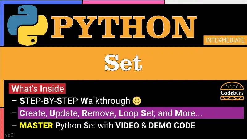 Set in Python