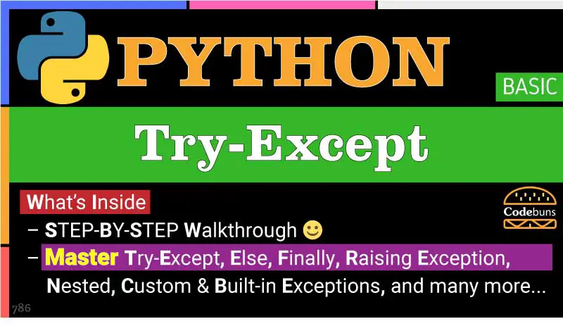 python-try-except