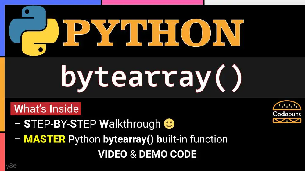 python-bytearray